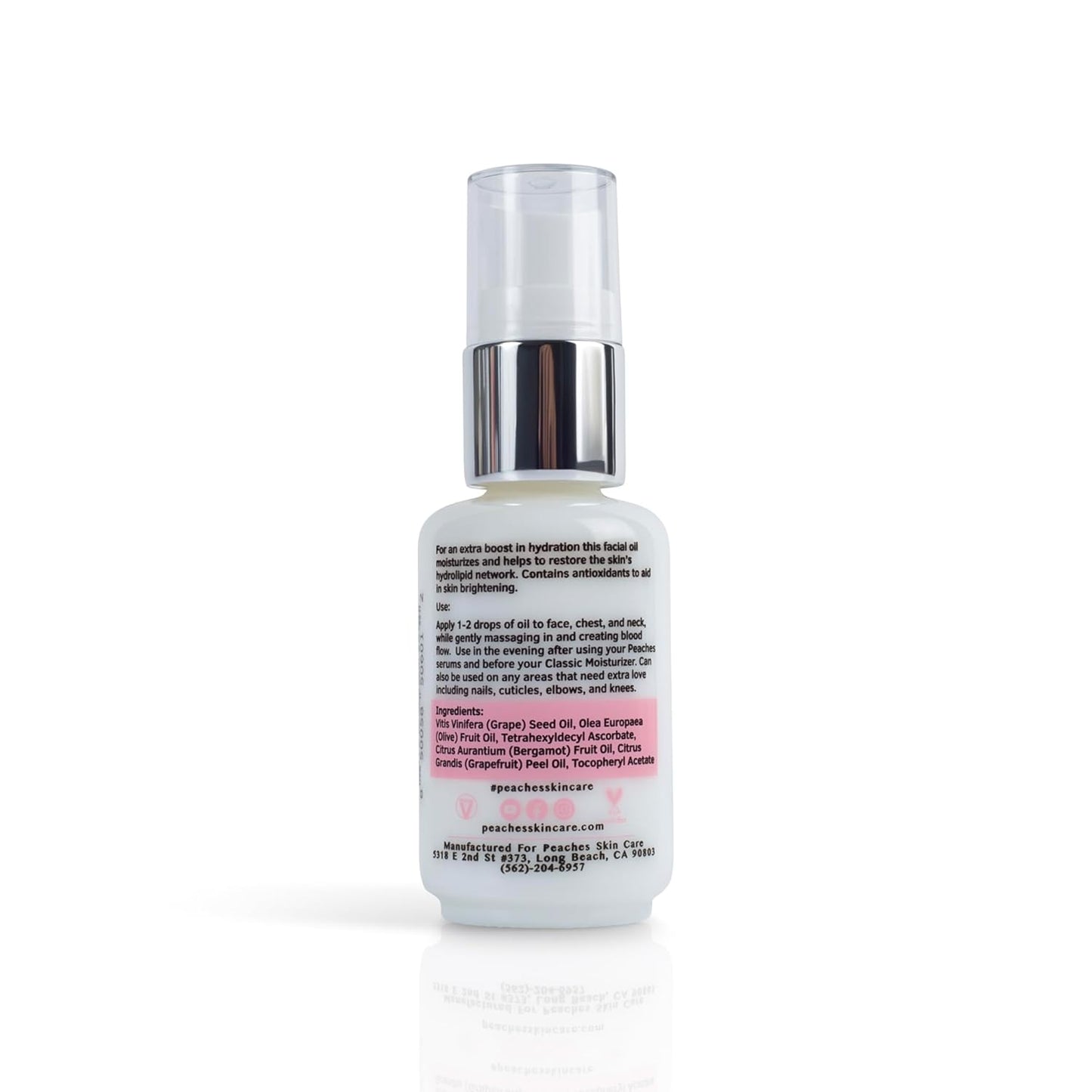Face Oil for Women – Restorative Blend with Grape Seed, Olive & Bergamot – Age-defying Skin Care for Radiant, Firm Look – Renew Facial Oil (1 oz)