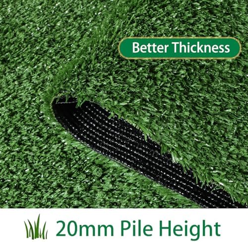 TOOKOO Artificial Grass Outdoor Rug - 5FT x 8FT Fake Grass - Image 4