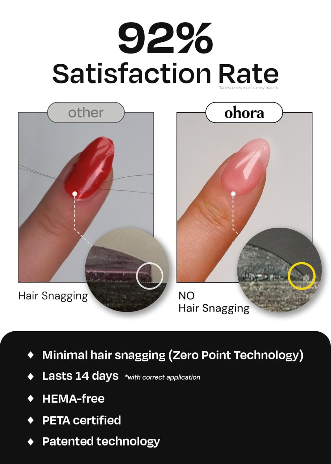 ohora Semi Cured Gel Nail Strips (N Bare Milk Tea) - Works with Any Lamps, Salon-Quality, Long Lasting, Easy to Apply & Remove - Includes 2 Prep Pads, Nail File & Wooden Stick