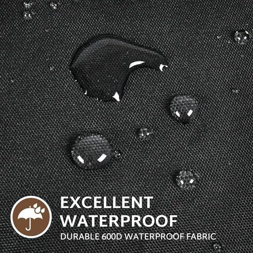 iBirdie Round Fire Pit Cover 44 inch, Outdoor Waterproof Coffee Table Cover - Image 4