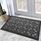 Bulijojo Sturdy Front Entrance Doormats, Durable Heavy Duty Welcome Mat by ShowYourStyle