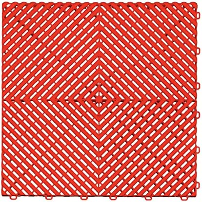Swisstrax Ribtrax PRO Interlocking Garage Floor Tiles, 15.75 x 15.75-Inch by Swisstrax