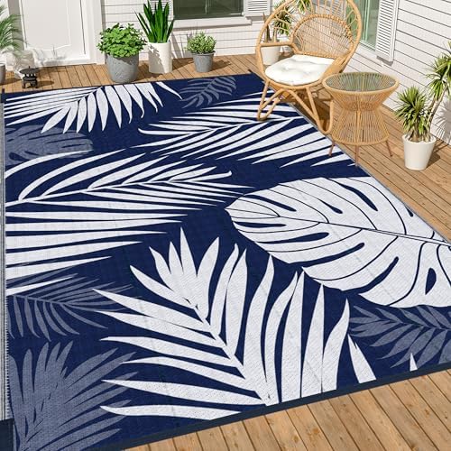 Ogrmar 8x10 FT Reversible Mats, Outdoor Rug by Ogrmar