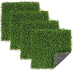 Kesfey Grass Placemats 12"x12"Golf Artificial Fake Grass Squares Turf Patch by kesfeyhigh-qualitygoods