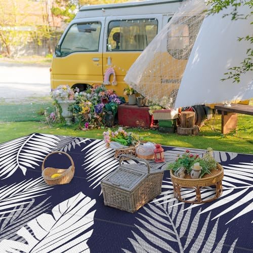 GENIMO Outdoor Rug, Waterproof Plastic Rugs 9'x18' - Image 3