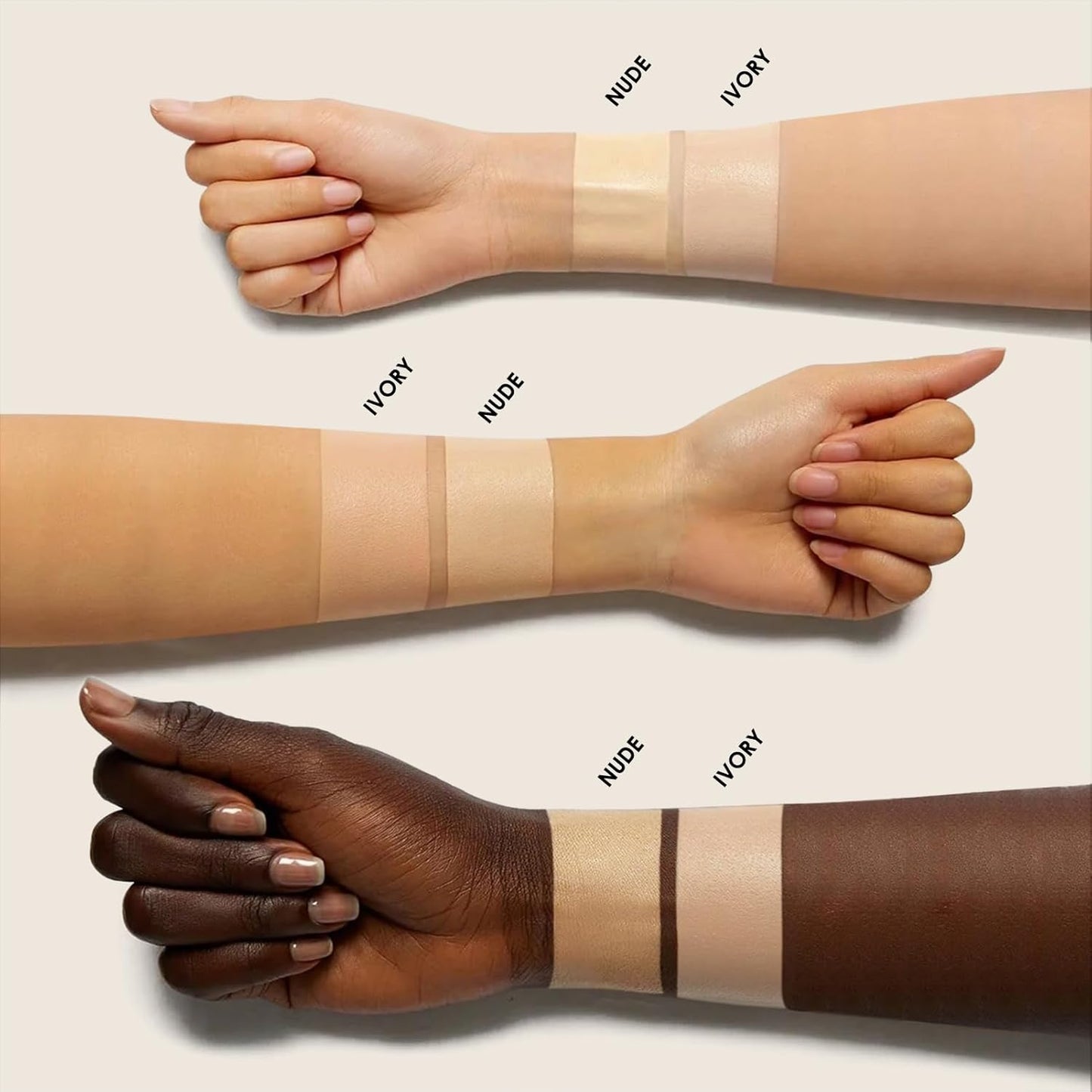 Hydrating Concealer - Full Coverage Matte Finish, 16H Long Lasting Corrects Dark Circles, Redness, Blemishes, 01 Ivory