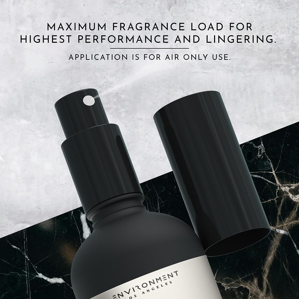 ENVIRONMENT Inspired by 5-Star Hotels MRT Room Spray, 100ml Air Freshener (Grapefruit | Red Currant | Jasmine) Home Fragrance Accessories, Room Perfume, Room Deodorizer, Vegan & Cruelty-Free