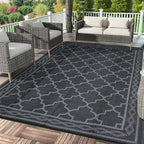 GarveeLife Outdoor Rug 10x14 Reversible Outdoor Plastic Straw Rug Waterproof - Image 2