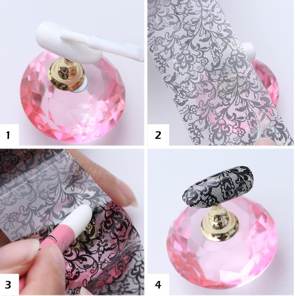 Christmas Nail Stickers Decals Nail Foil Transfer Sticker 10 Sheets Christmas Santa Tree Snowflake Deer Xmas Holiday Decorations Stickers for Manicure Supplies