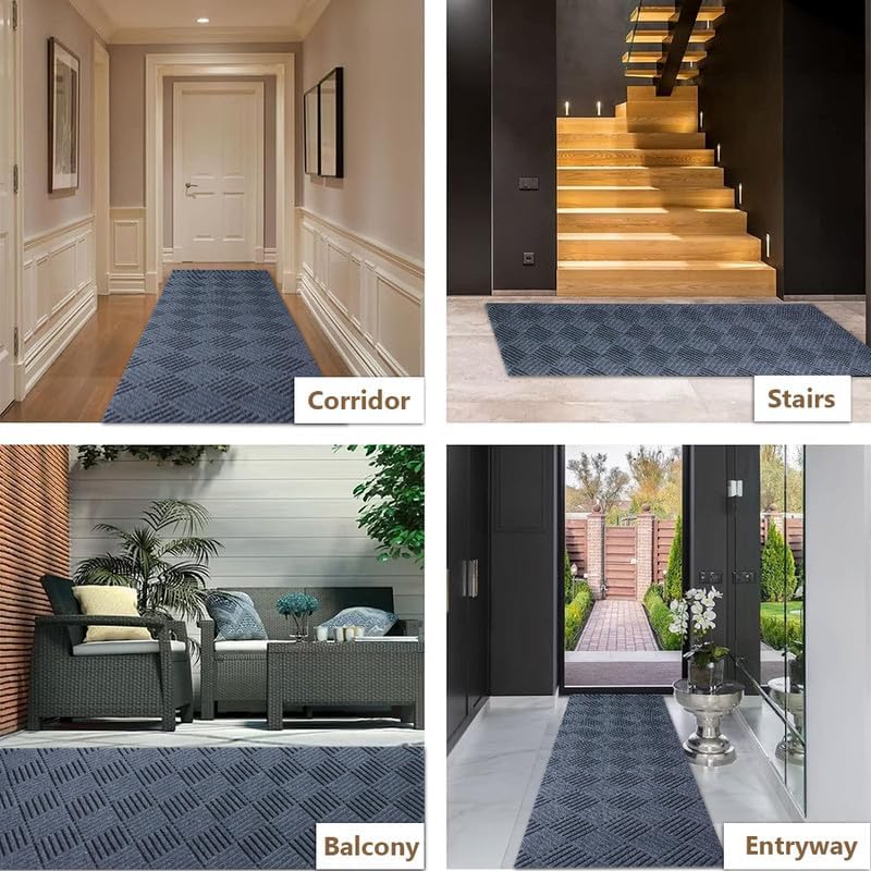 Petgrow Hallway Runner Rug 2FTX31FT, Super Skid Resistant TPR Backing Area Rug - Image 5