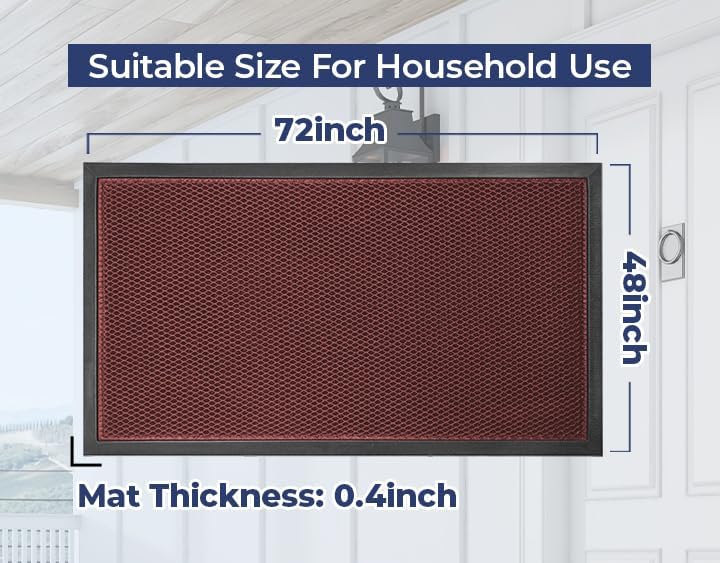 Muddy Mat® Meshy Mat™ Door Mat Heavy-Duty Quick-Dry Floor Mat, Sand & Dirt - Image 2