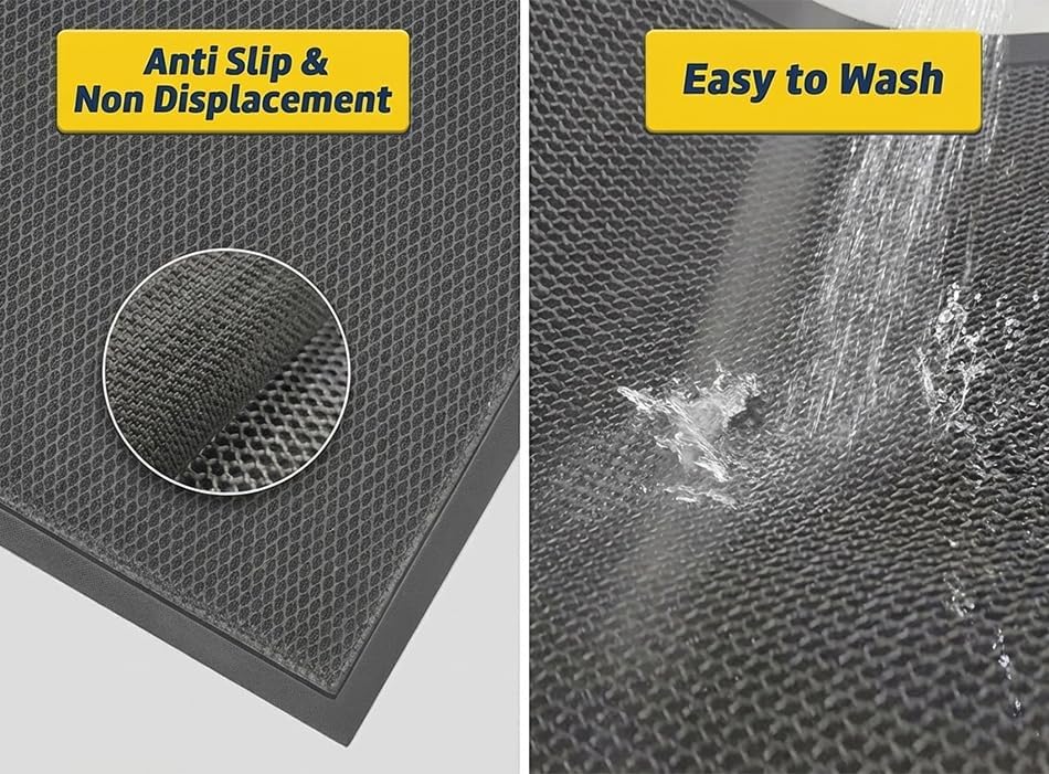 Muddy Mat® Meshy Mat™ Door Mat Heavy-Duty Quick-Dry Floor Mat, Sand & Dirt - Image 5