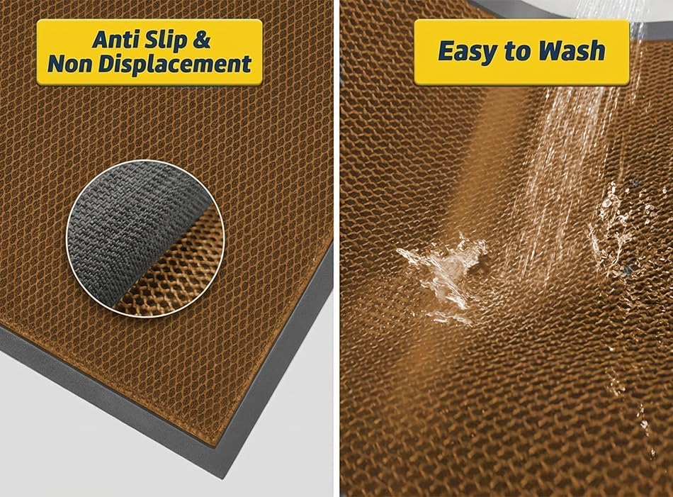 Muddy Mat® Meshy Mat Door Mat Heavy-Duty Quick-Dry Floor Mat, Sand & Dirt - Image 5