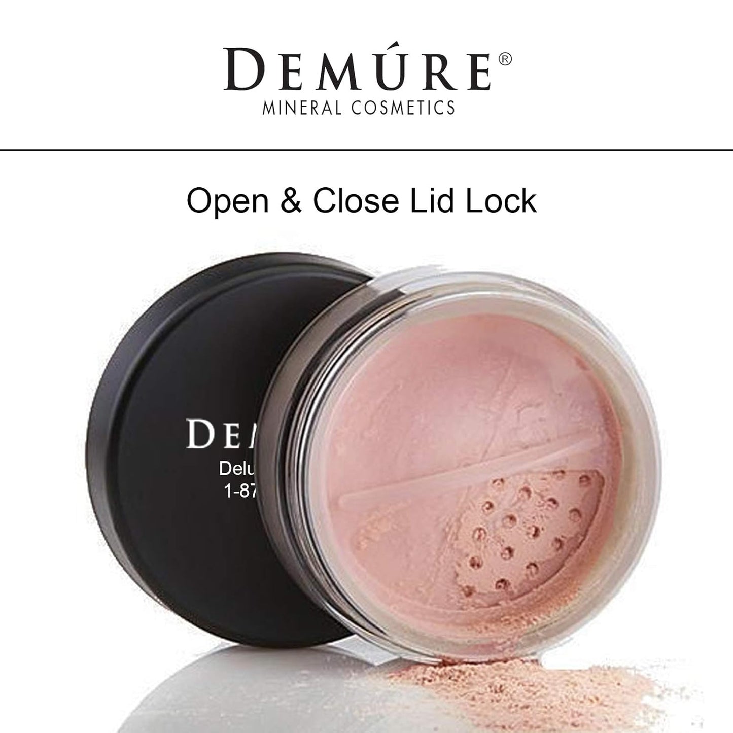 Demure Mineral Make Up Blush, Loose Powder, Natural, Professional, Cruelty Free Makeup, Blush Powder (Spiced Mocha)