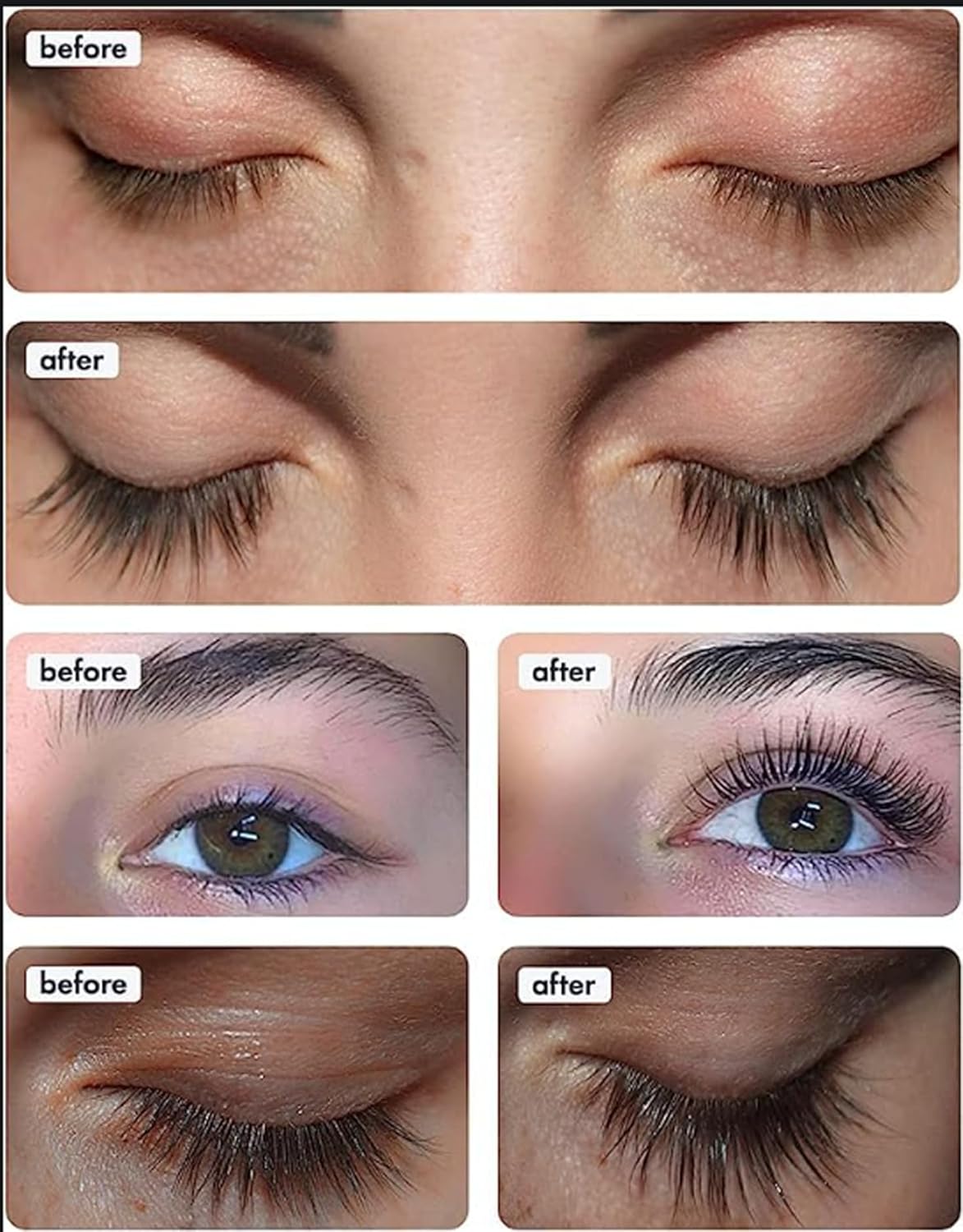 Eyelash Growth Serum - Innovative Formula for Longer, Thicker, Fuller Brows & Lashes - Natural, Cruelty-Free & Hypoallergenic - 0,05 Fl Oz(1,5 ml)