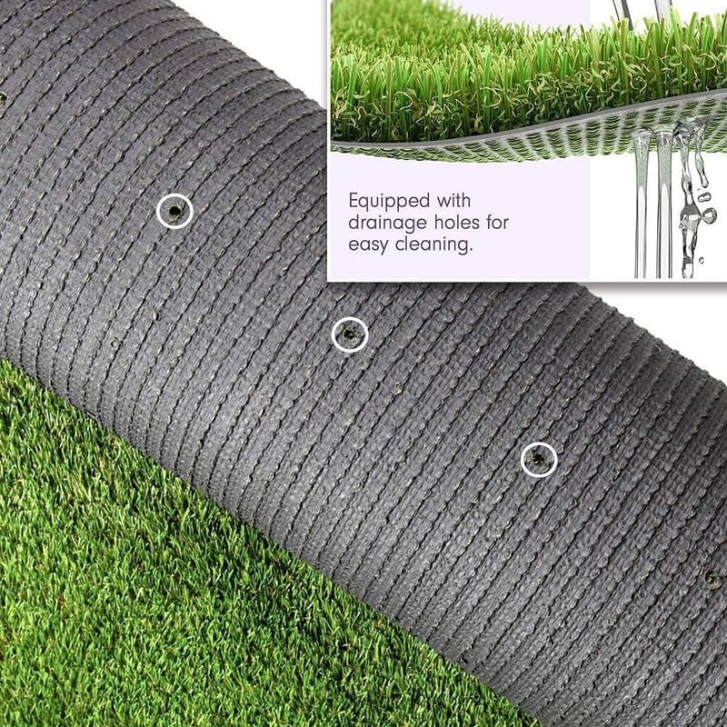 Fas Home Artificial Grass Turf 14FTx89FT, 1.38" Pile Height Realistic Synthetic - Image 3