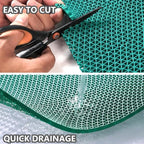 Anti Slip Drainage Mat Cutable Pool Flooring Bathroom Mats 3FTX4FT PVC Mesh - Image 4