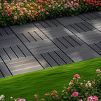 44-Pack Interlocking PP Deck Tiles, All-Weather Anti-Slip Patio Tiles - Image 4