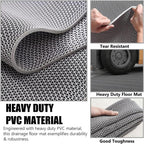 Thick PVC Drainage Floor Mat 2x50FT, Non Slip Flooring Mats Swimming Pool - Image 4