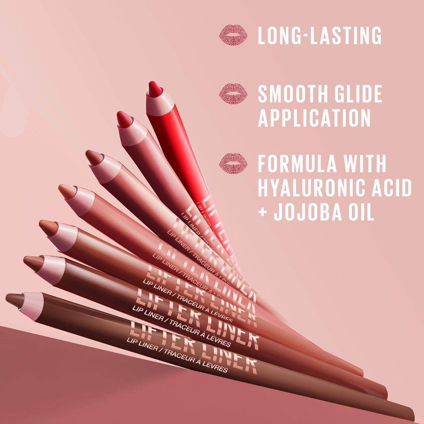 MAYBELLINE Lifter Liner Lip Liner Pencil with Hyaluronic Acid, Line Leader, 1 Count
