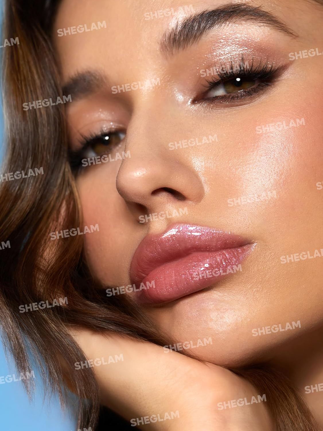 SHEGLAM Pout-Perfect Moisturizing Solid Lip Gloss Shimmer Lip Plumper - Violet Fizz