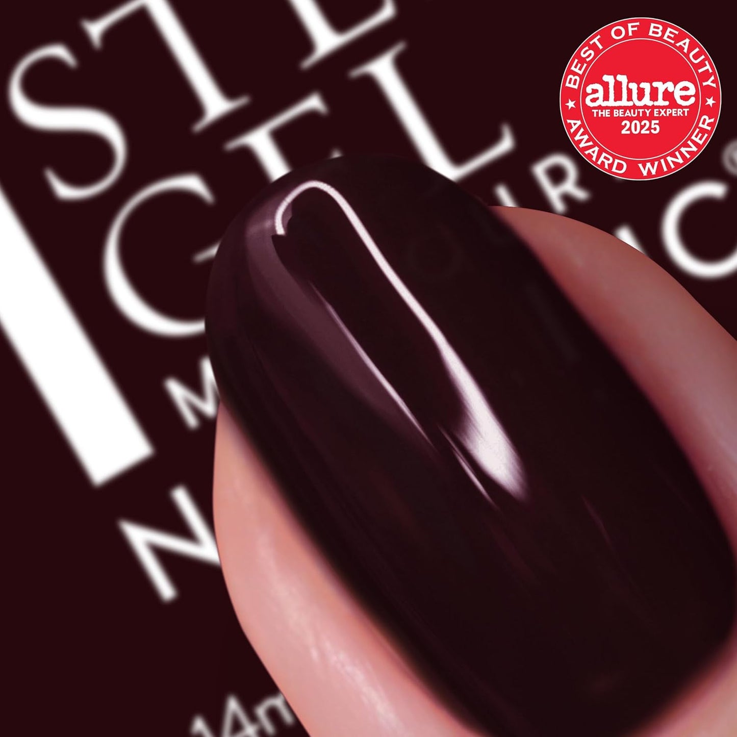 Nails Inc It's Topless Gel-Like Nail Polish, 4-in-1 Base Coat, Treatment, Color, Top Coat, Long Lasting, Strong, Chip Free Nails, Glossy Salon Quality Manicure, Air Dry Nail Polish, Billie, 0.47 Fl Oz