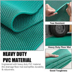 Anti Slip Drainage Mat Cutable Pool Flooring Bathroom Mats 4FTX26FT PVC Mesh - Image 3