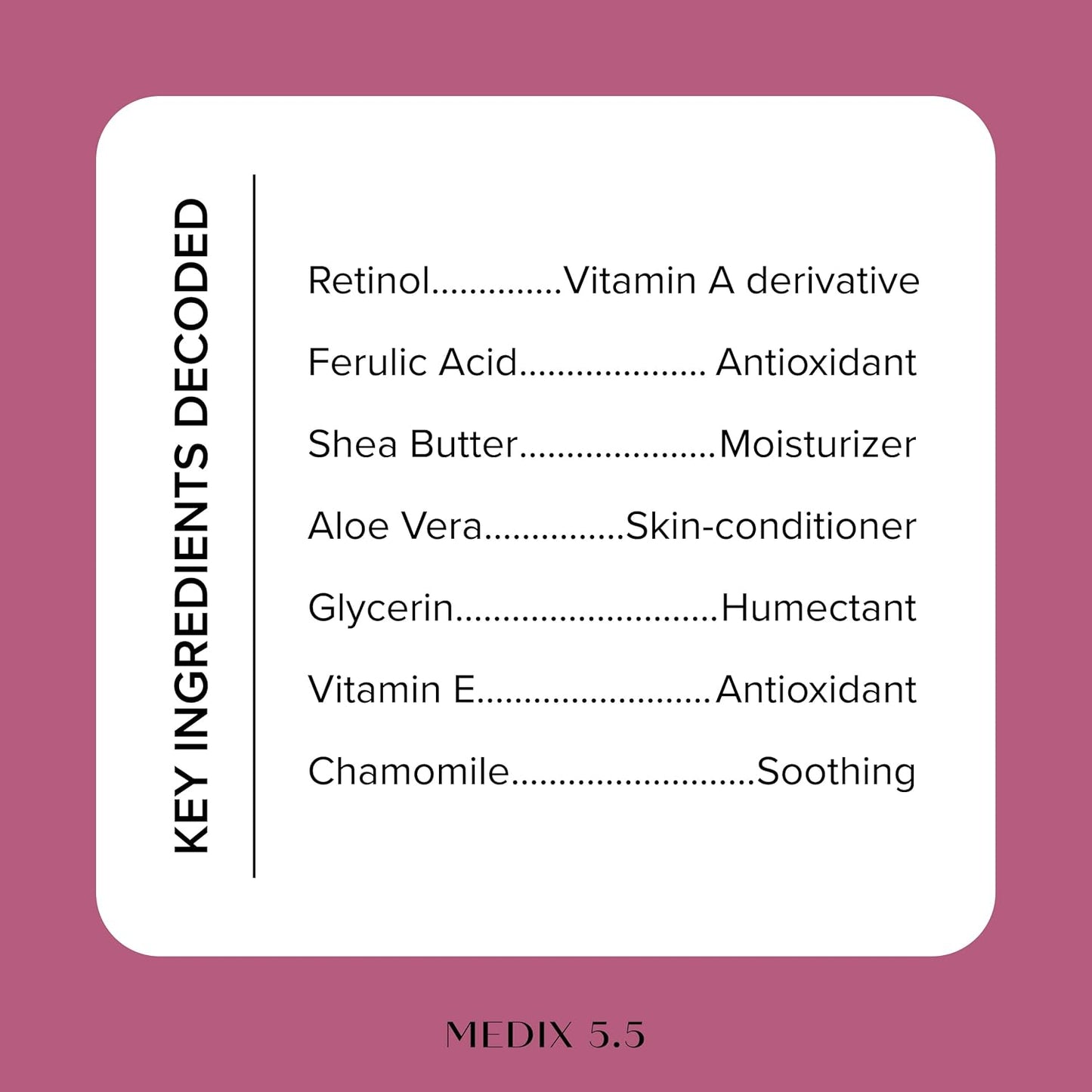 Medix 5.5 Retinol Body Lotion Firming Moisturizer | Crepey Skincare Treatment | Retinol Body Cream | Anti Aging Firming Cream For Women Targets Look Of Crepe Skin, Wrinkles, & Sagging Skin, 15 Fl Oz