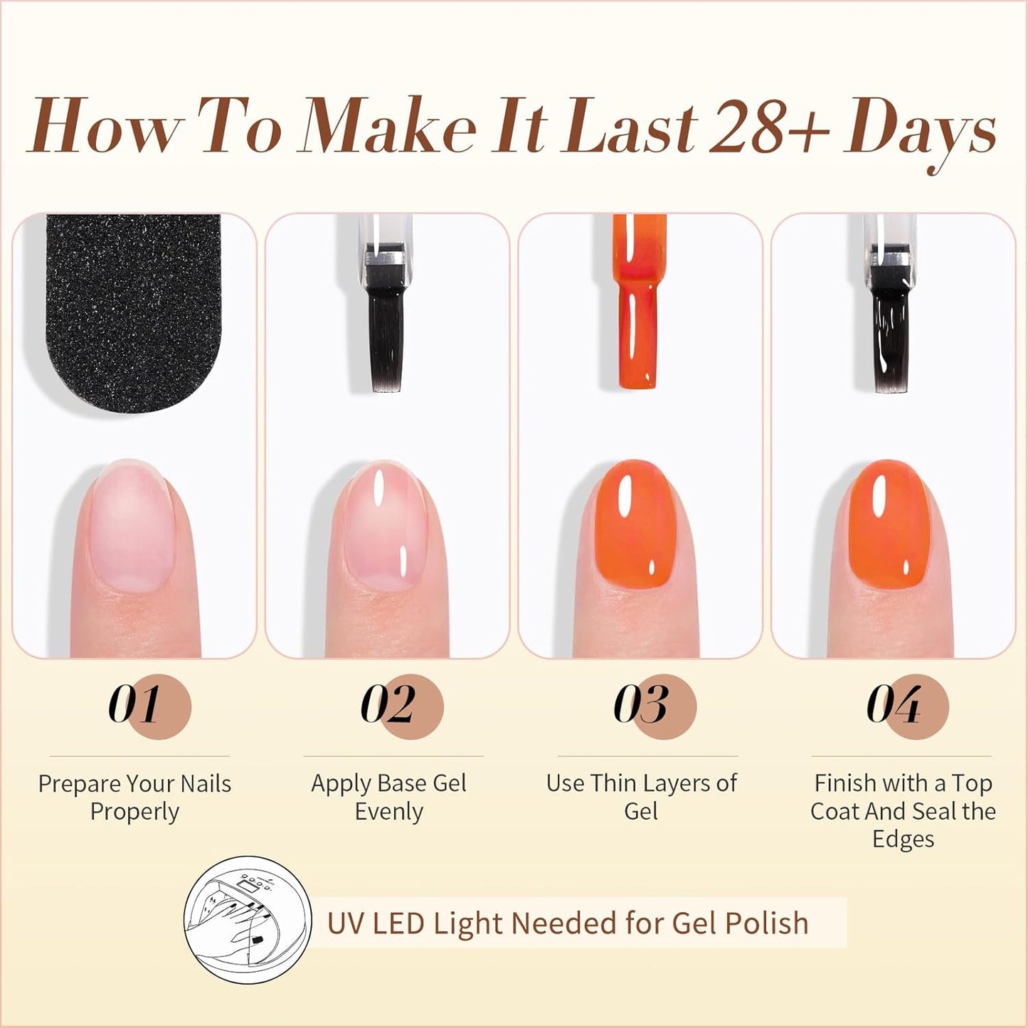 Born Pretty Jelly Gel Nail Polish 6 Colors Fall Winter Translucent Clear Pumpkin Burgundy Wine Red Coral Burnt Orange Grey Amber Brown Gel Polish Sheer Crystal Transparent Halloween Gel Polish Set
