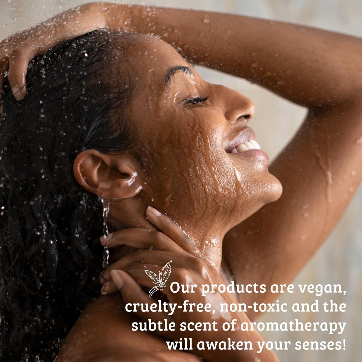 Pharmacopia Hotel Argan Oil Body Wash - Vegan Moisturizing Shower Gel with Aloe Vera, Coconut Oil and Green Tea Extract - Natural, Organic and Cruelty-Free Skin Care for Men and Women, 16.2 oz
