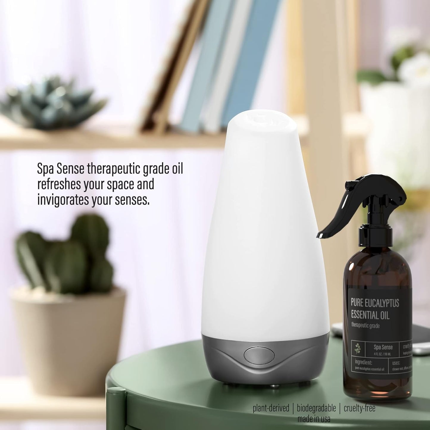 Pure Eucalyptus Oil Shower Mist and Steam Room Spray - 8 Ounce Premium Aromatherapy Eucalyptus Essential Oil Spray