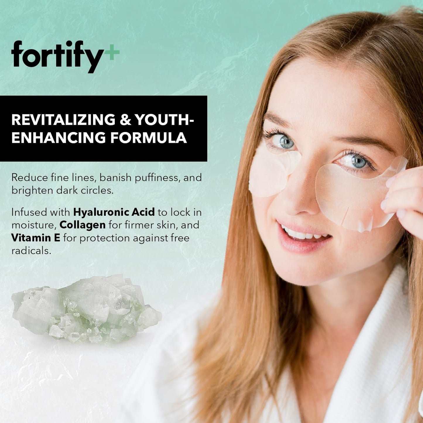 Under Eye Patches For Puffy Eyes and Dark Circles - Dermatologist Tested Anti-Aging - Ultra Hydrating, Anti Wrinkle Patches - Natural, Vegan, Clean Beauty, Korean Skin Care - 10 Pairs
