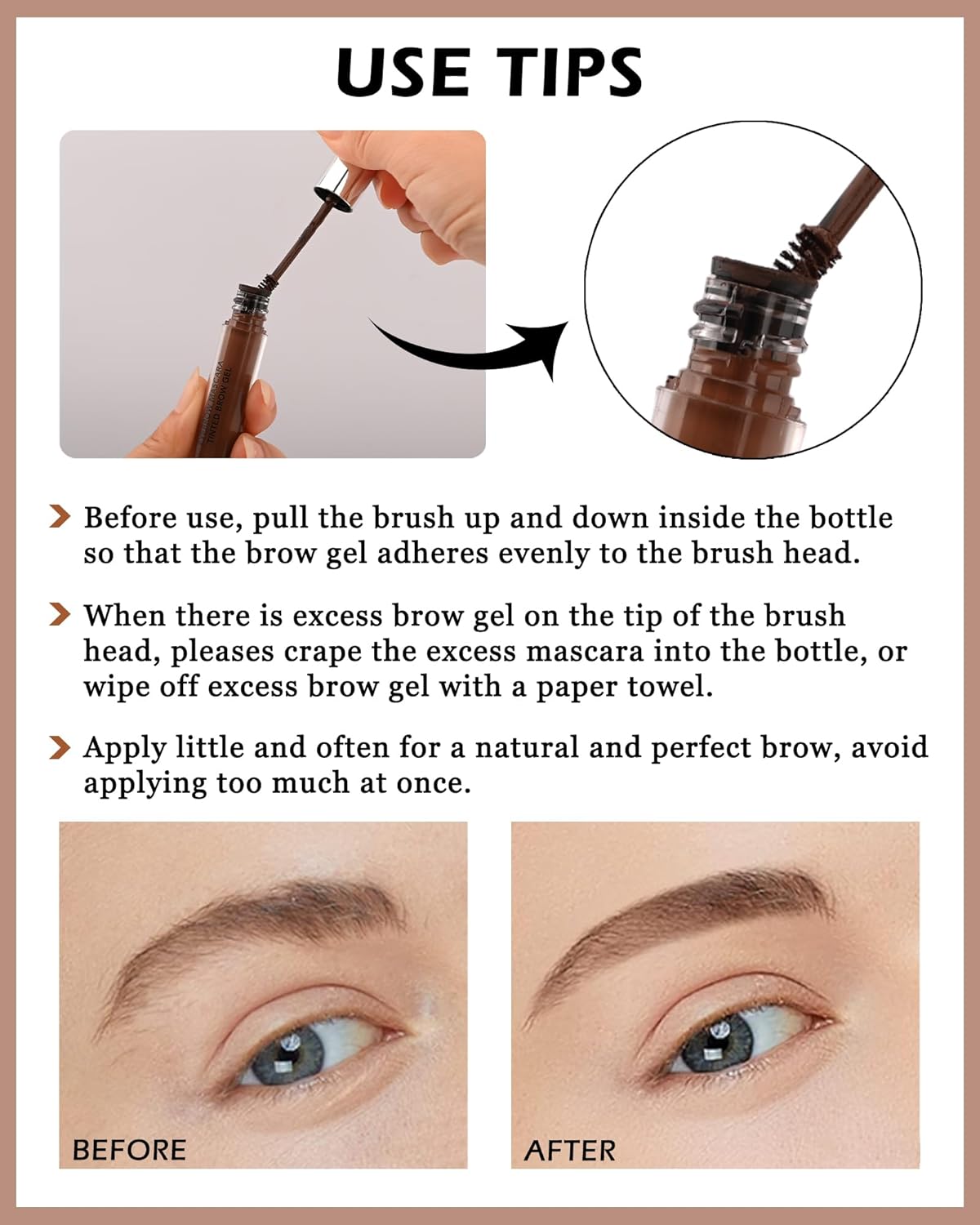Tinted Eyebrow Gel- 1Pcs Long Lasting Waterproof Grey Tinting Eye Brow Glue,Gray Brow Filler,Brow Fast Sculpt,Fill in Eyebrows and Cover White Hairs,Mother's Day Eye Makeup Gift for Women Mother-#13