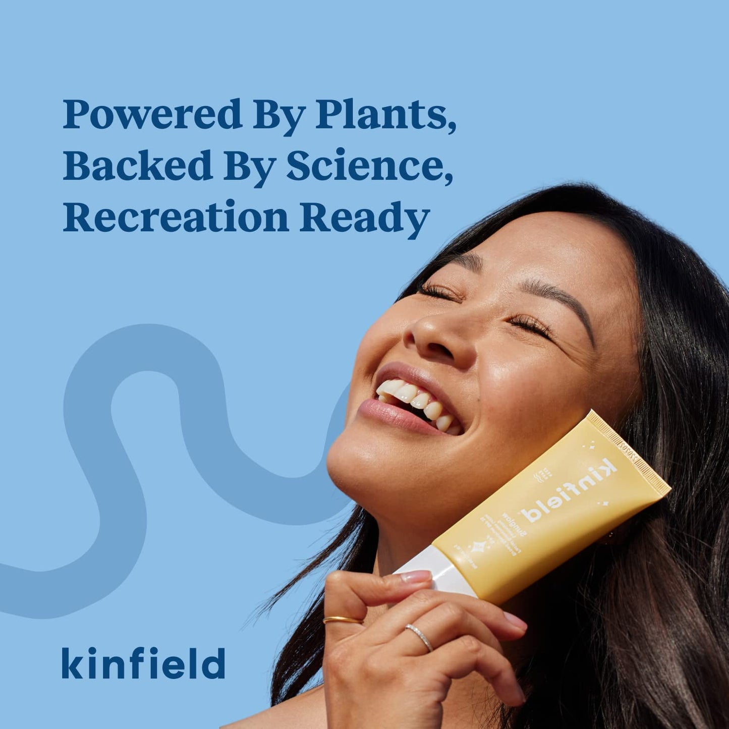 Kinfield Sunglow - Mineral Sunscreen for Face - SPF 35 - Luminizing Tint - 100% Natural Fragrance, Reef-Safe and Cruelty-free Skincare - 2.0 oz / 60 g
