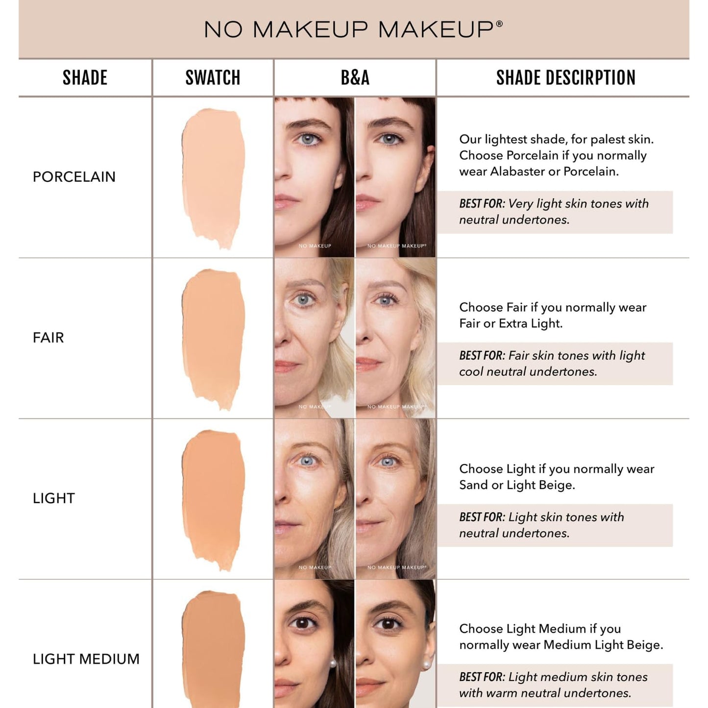 Long-Lasting Lightweight Foundation & Brush Duo | Cruelty-Free, Fragrance-Free, Buildable, Transfer-Proof Makeup (Porcelain)