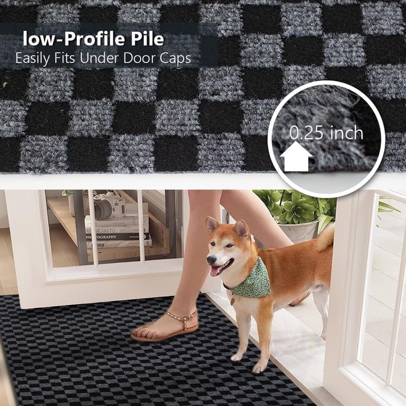 Petgrow Hallway Runner Rug 2FTX6FT, Super Skid Resistant TPR Backing Area Rug - Image 5