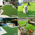 0.8 Inch Grass Height Artificial Grass 10FT x 10FT Customizable Flame Retardant - Image 6
