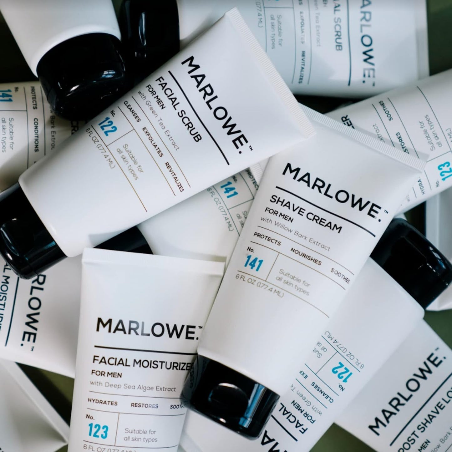MARLOWE. No. 141 Shave Cream 6 oz, Conditioning Shaving Cream with Shea Butter & Coconut Oil, Smooths & Protects for a Close Shave, Aloe Citron Scent