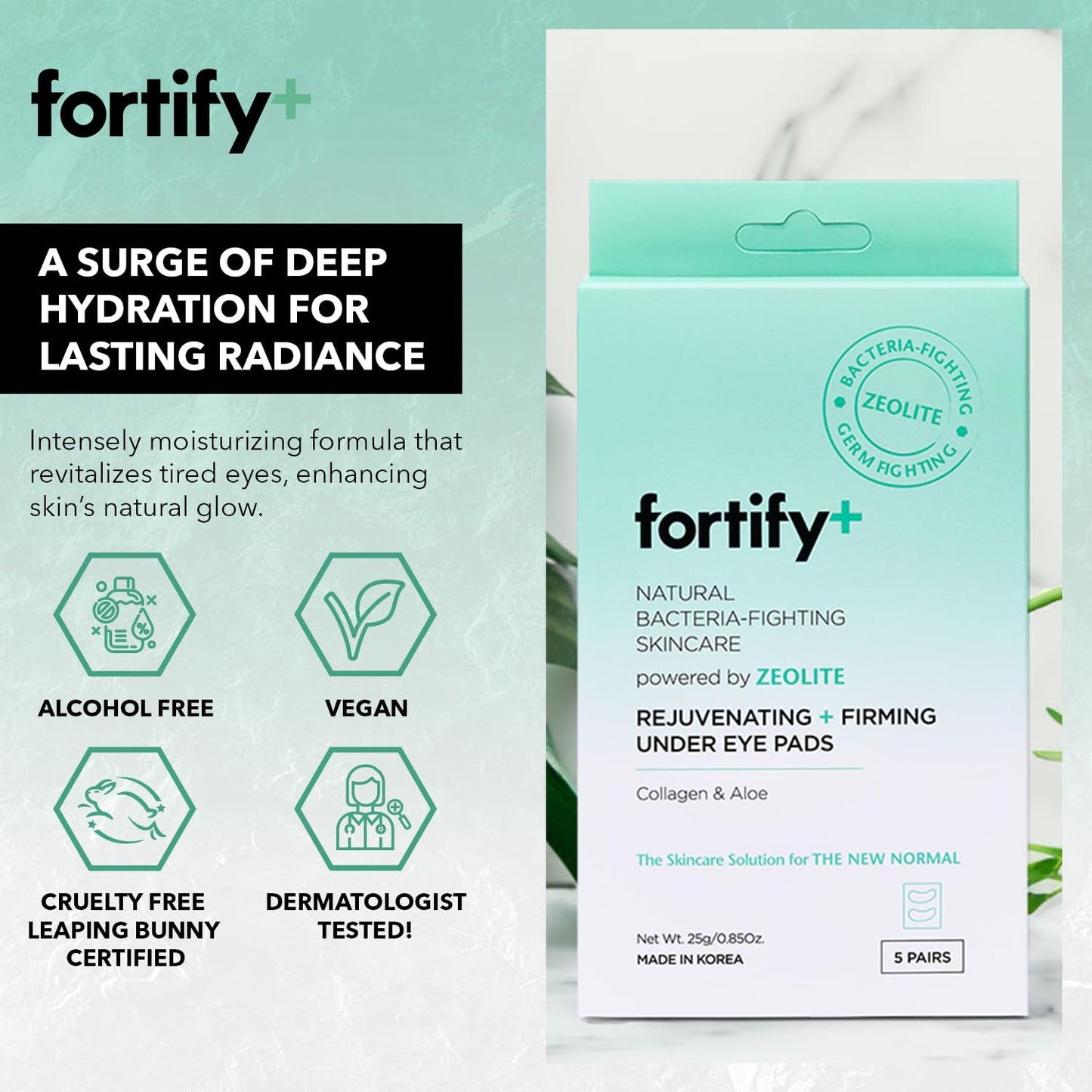 Under Eye Patches For Puffy Eyes and Dark Circles - Dermatologist Tested Anti-Aging - Ultra Hydrating, Anti Wrinkle Patches - Natural, Vegan, Clean Beauty, Korean Skin Care - 20 Pairs