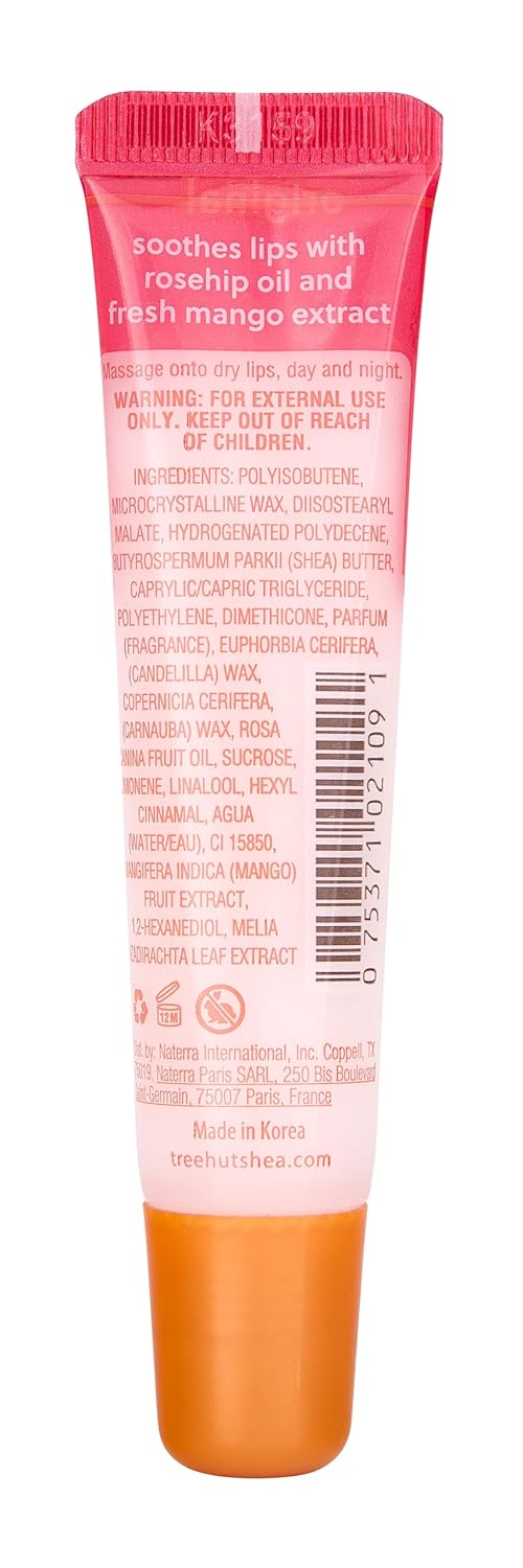 Tree Hut Sugarlips Original Lip Butter | Lock in Moisture & Nourish Skin for Full, Hydrated Lips | Essential Lip Care | 0.52 fl oz.