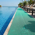 Anti Slip Drainage Mat Cutable Pool Flooring Bathroom Mats 3FTX4FT PVC Mesh by WelcometoCestavie