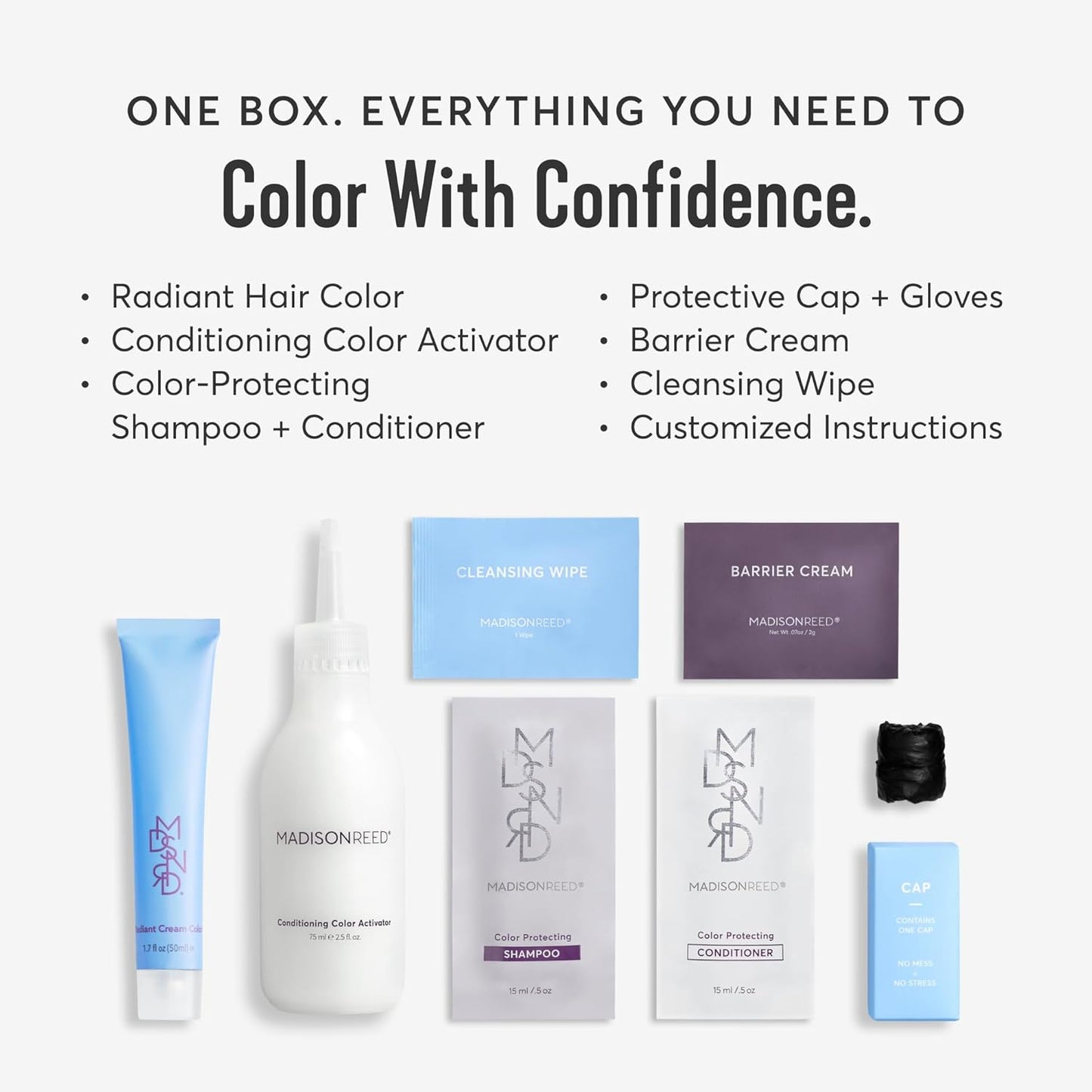 Madison Reed Radiant Hair Color Kit | 6NAC Medium Chocolate Brown with Copper-Auburn Undertones (Verona) for 100% Gray Hair Coverage | Dimensional Permanent Hair Dye | PPD & Ammonia-Free | 1 Pack