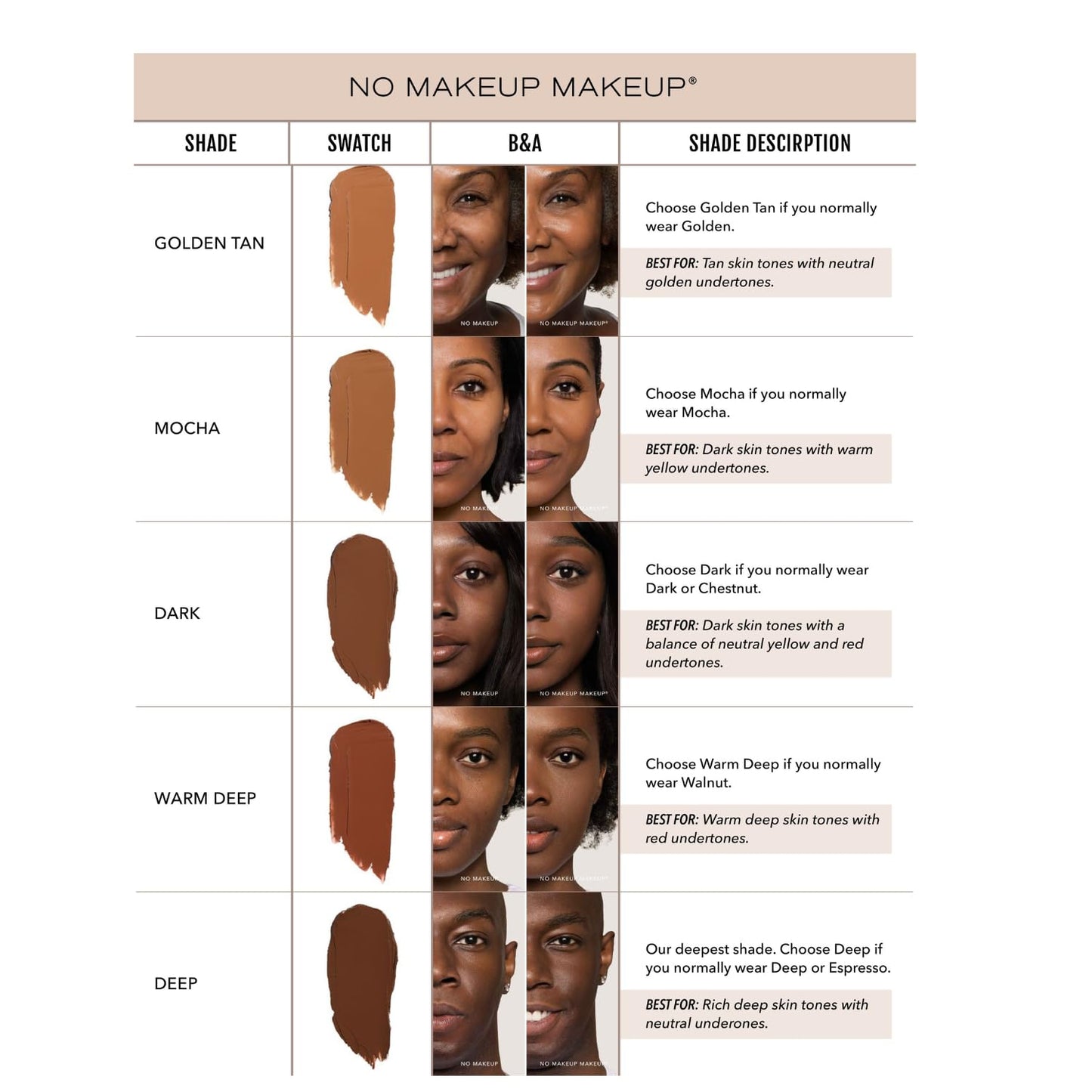 Long-Lasting Lightweight Foundation & Brush Duo | Cruelty-Free, Fragrance-Free, Buildable, Transfer-Proof Makeup (Mocha)