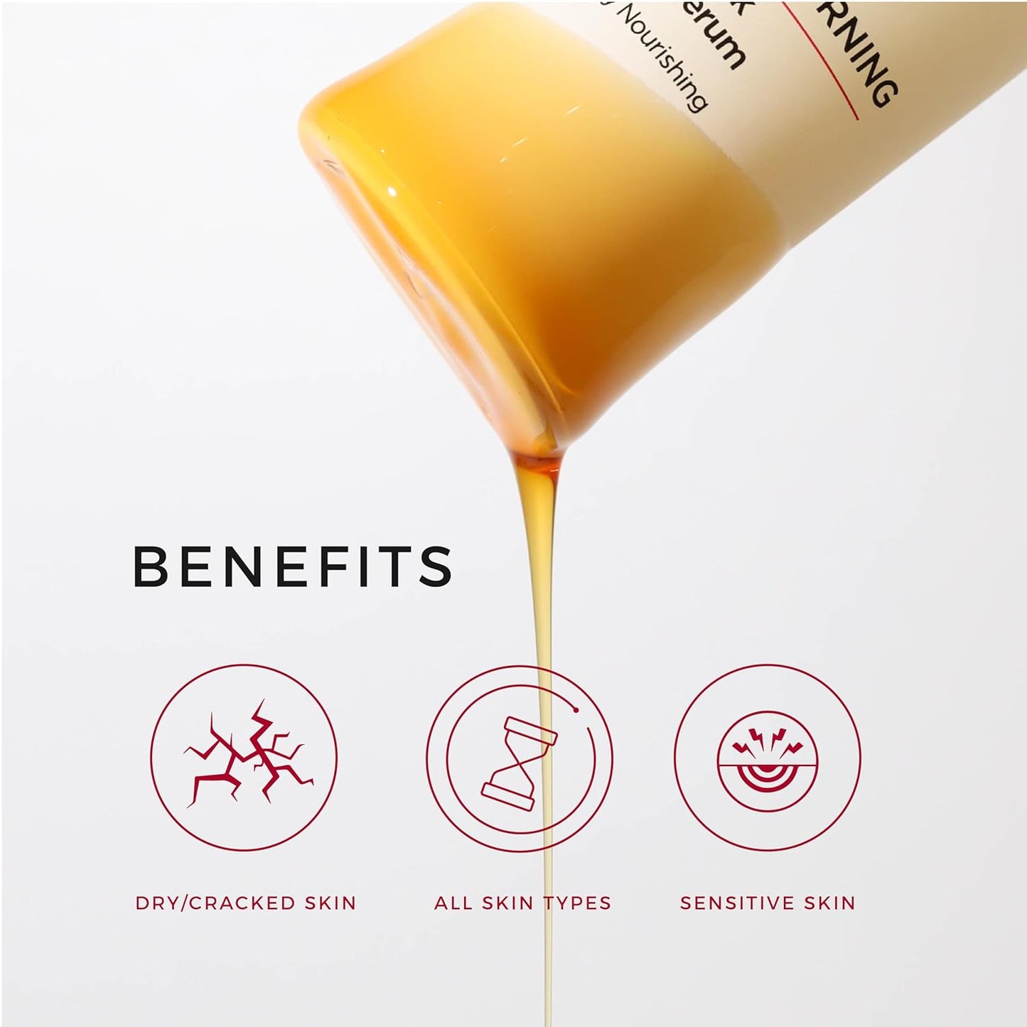 Hey Honey Good Morning Honey Silk Facial Serum | Anti-Aging Vitamin C & Hyaluronic Acid Serum for Radiant Skin Boosts Glow, Smooths Fine Lines, Strengthens Skin Barrier | 1 oz