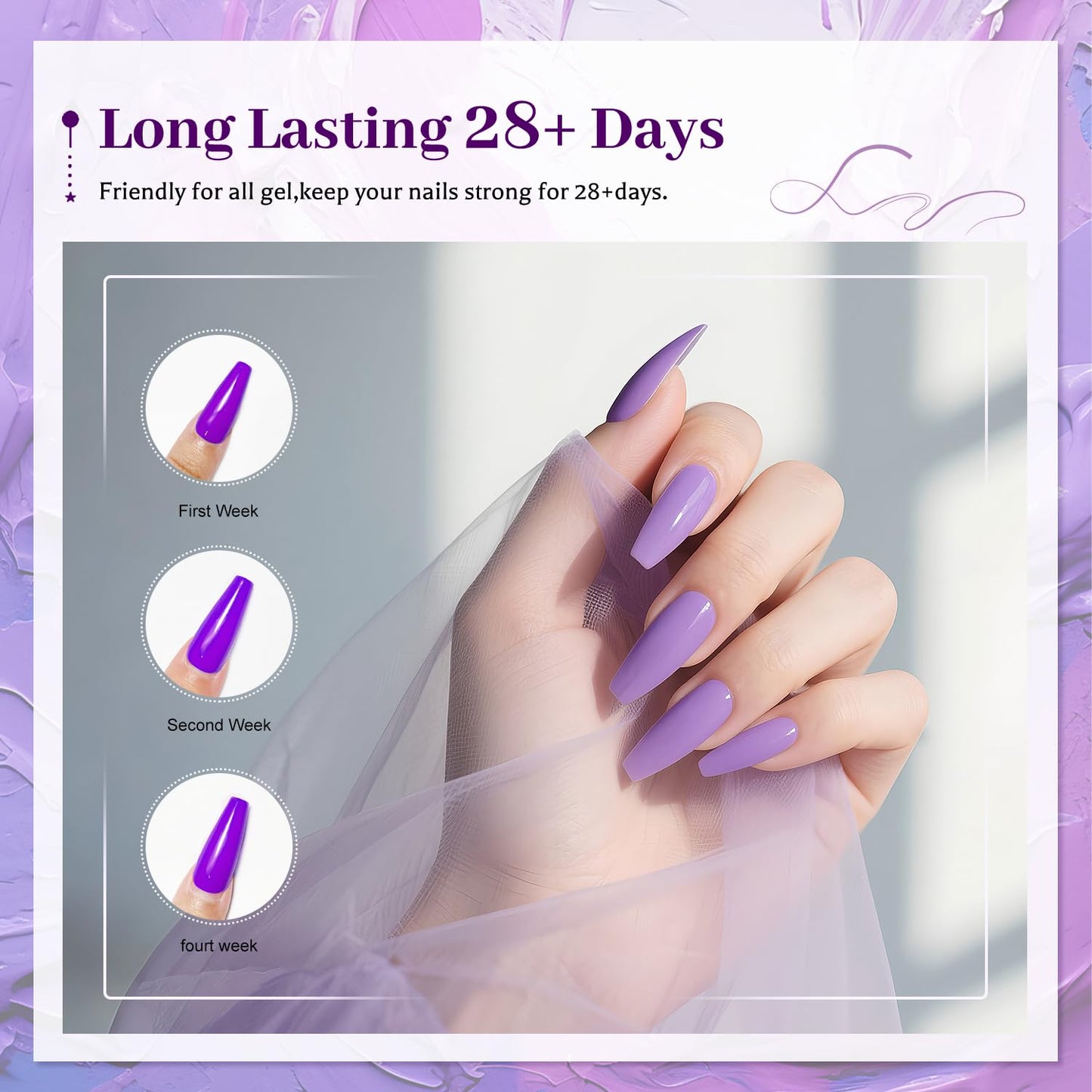 JODSONE 3Pcs Base Coat Glossy Top Coat Matte Top Coat for Long Lasting Shine and Velvety Finish 16.5ml Each Salon-Quality Nail Care Set