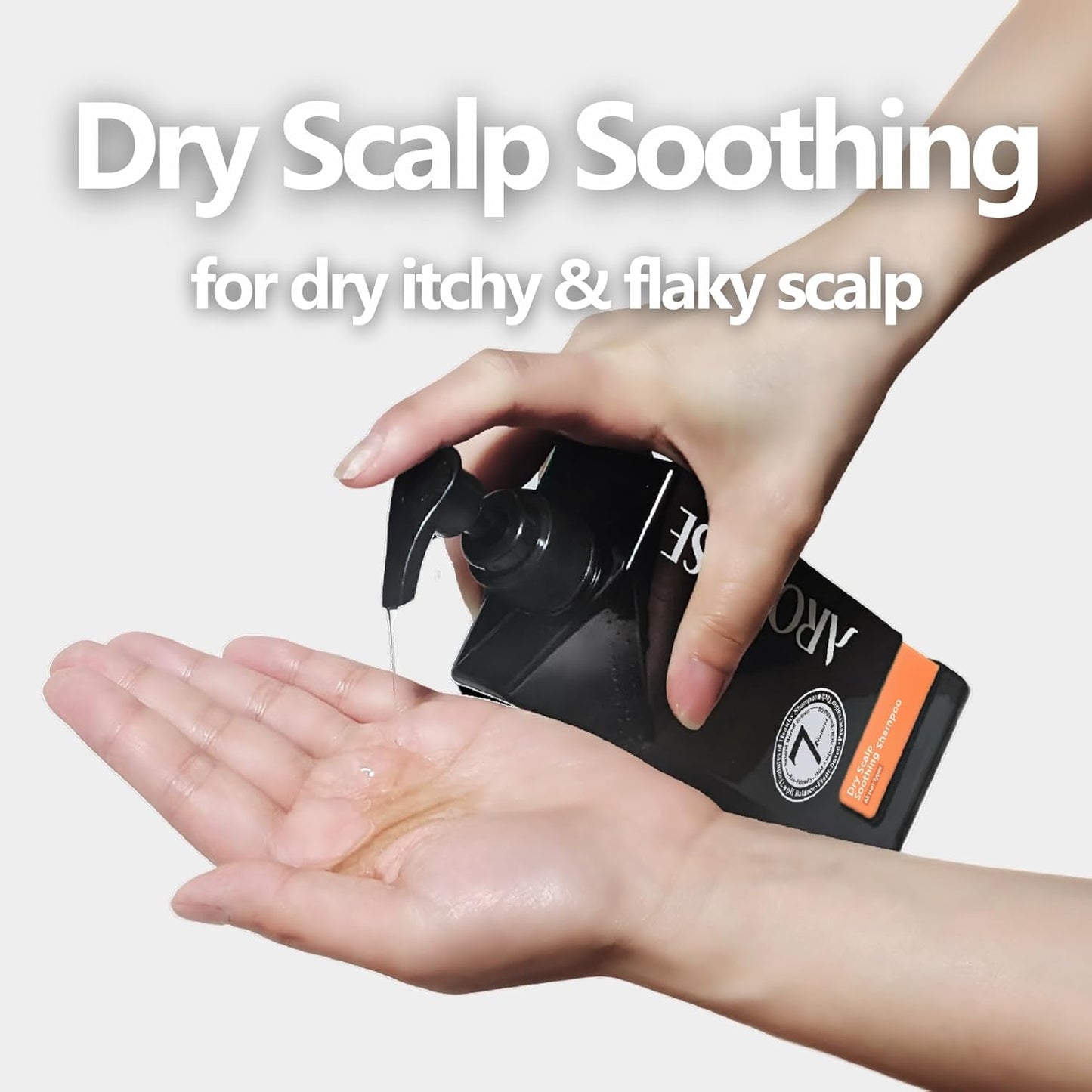 Aromase Dry Scalp Soothing Shampoo - Hydrates, Relieves Dryness and Itchiness - Amino Acid-Based Formula - No Parabens, SLS, or Silicone - 14 oz