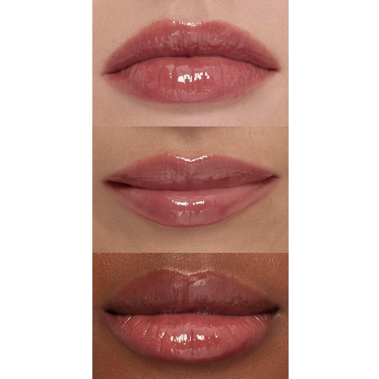 e.l.f. Lip Plumping Gloss, High-Shine Liquid Lip Color, Creates Fuller Lips & A Plumper Pout, Moisturizing Formula, Vegan & Cruelty-Free, Praline