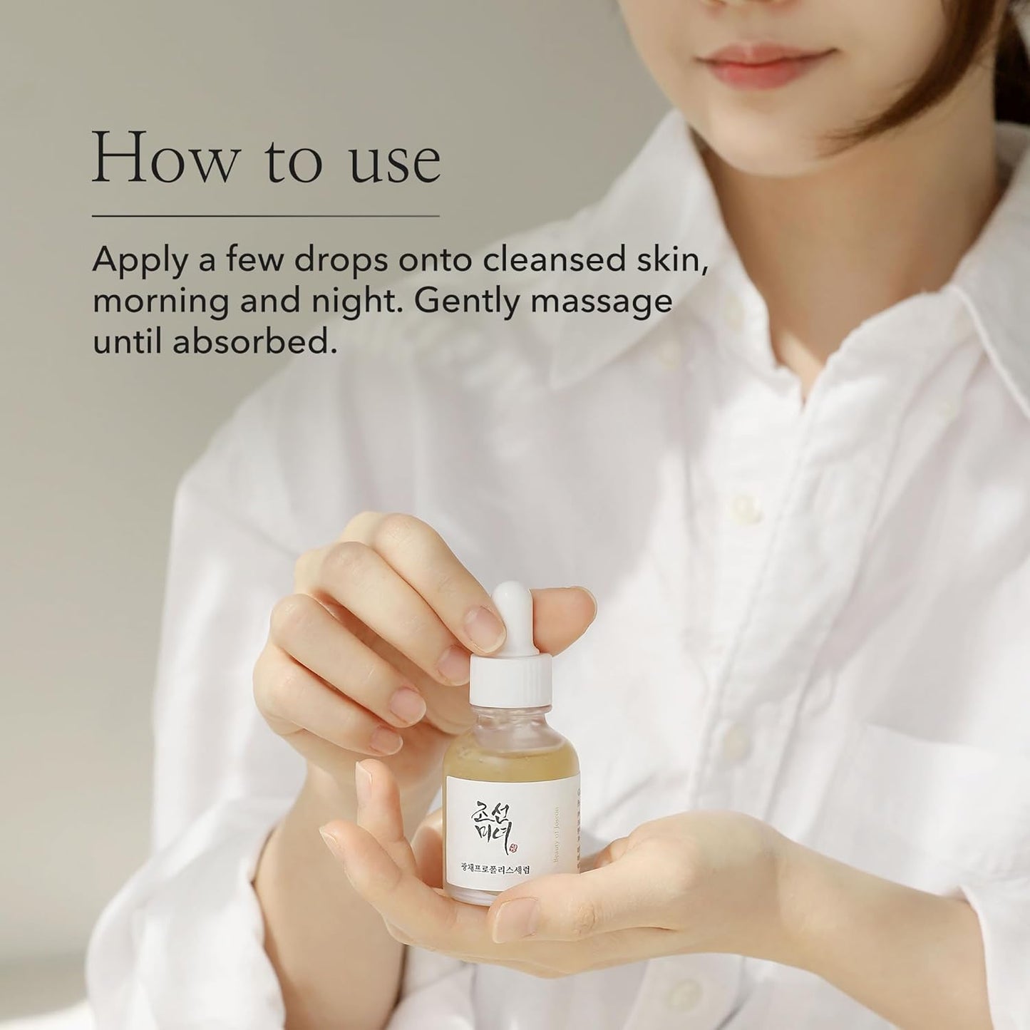 Beauty of Joseon Glow Serum Propolis and Niacinamide Hydrating Facial Soothing Moisturizer for Uneven Skin Tone Korean Skin Care 30ml 1 fl.oz