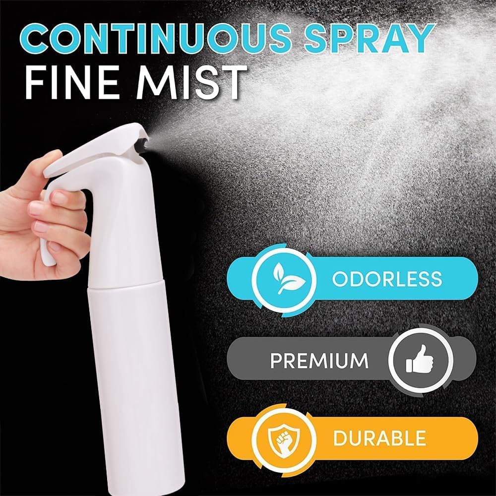 AORAKI Spray Bottle for Plants, Fine Mist Plant Sprayer Mister, Plant Mister Water Spritzer for Inside, Misting Spray Bottle for Flowers, Gardening, Cleaning, 10oz, Plastic