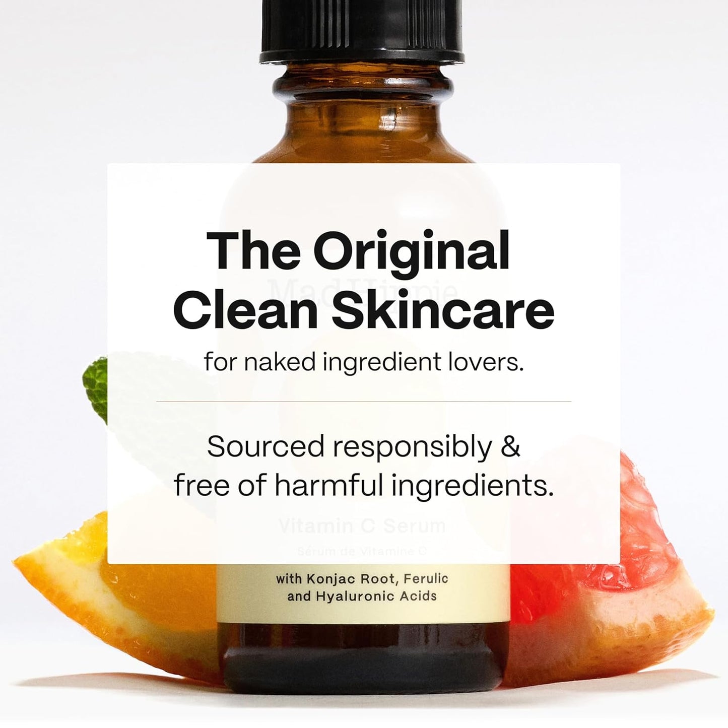 Mad Hippie Vitamin C Serum, Ultra-Hydrating with Hyaluronic Acid, Ferulic & Vitamin E, Anti-Aging, Glow Up Essentials, Cruelty-Free Skin Care, 1.02 Oz